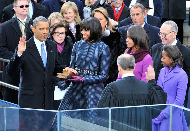 Its Official: President Obama takes oath for four more years