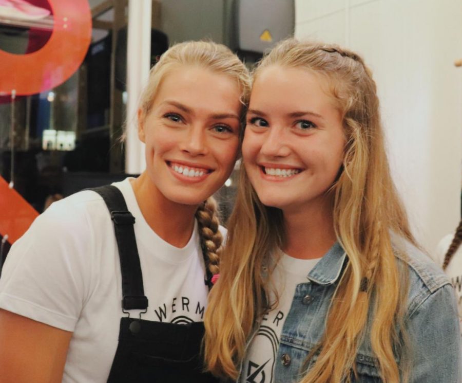 Colleen Quigley and Junior Fiona Roach