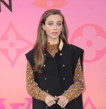 Chamberlain poses for Louis Vuitton in Paris from Emma Chamberlain’s Instagram