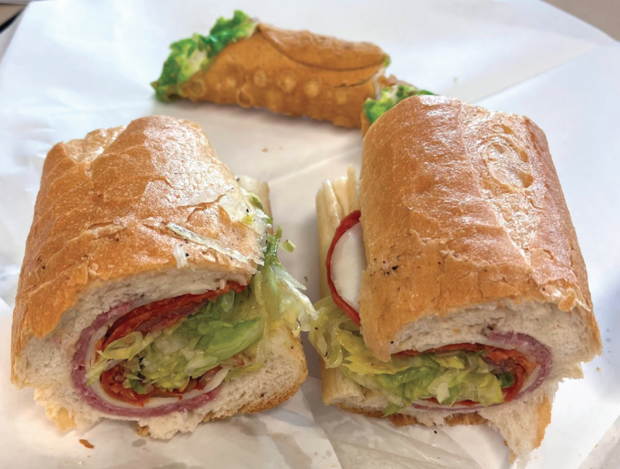 A Caputo sub and cannoli from Fontanos.