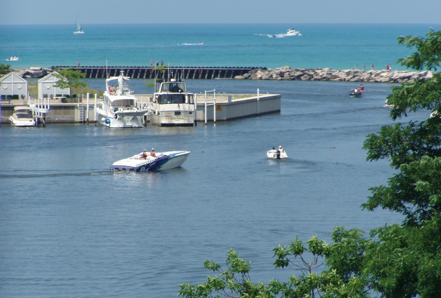 New Buffalo Harbor.