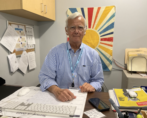 Hetke supports student needs in the Testing Center.