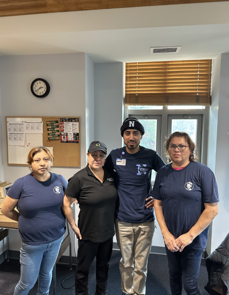 From left to right, Rosalía, Susana, Freddy, Araceli  